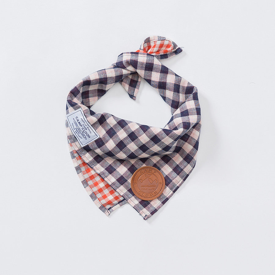 Albatross Reversible Check Neckerchief