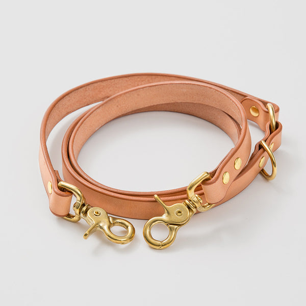 Leather Leash — Fawn