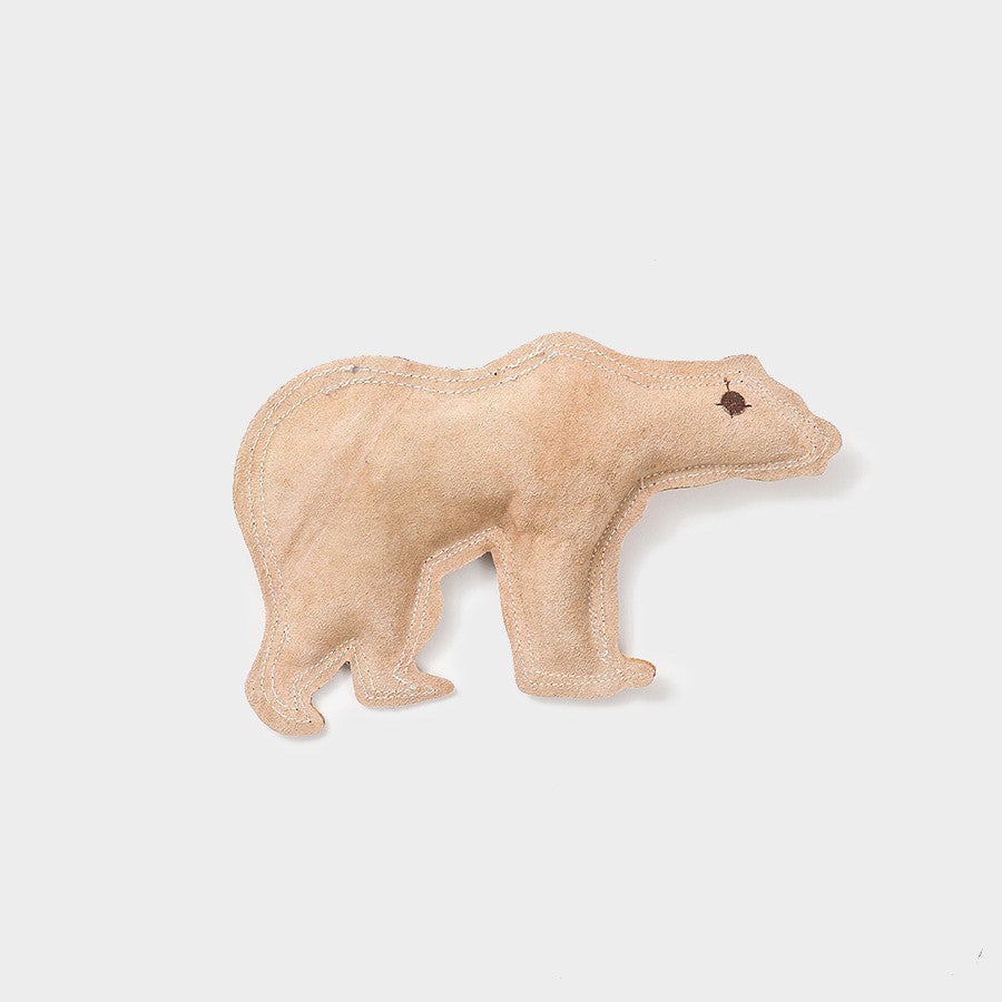 Brown Bear Leather Toy