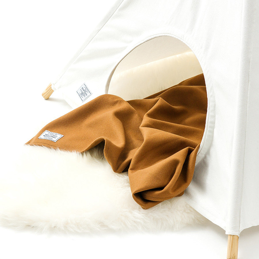 Bark Wool Campfire Blanket