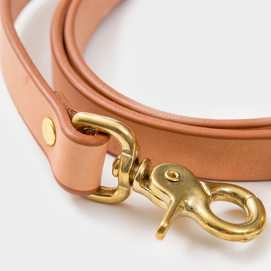 Leather Leash — Fawn